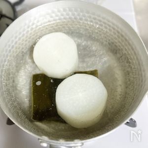 基本のふろふき大根 大根の下準備 みそだれが美味