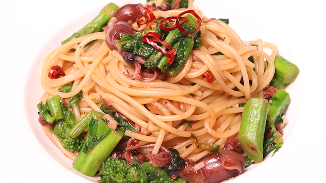 絶品! 生ホタルイカの沖漬けパスタを作ってみたORETSURI