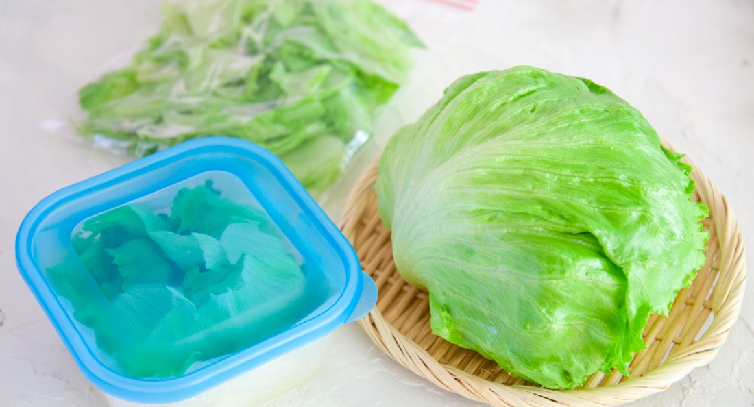 レタスの保存方法 みずみずしく1週間