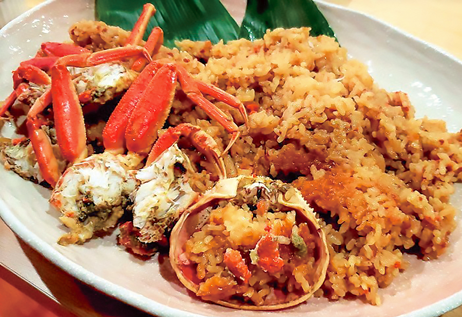 蟹ときのこの具沢山炊込みご飯 – 幻の蟹 まるずわいがに専門店かに物語