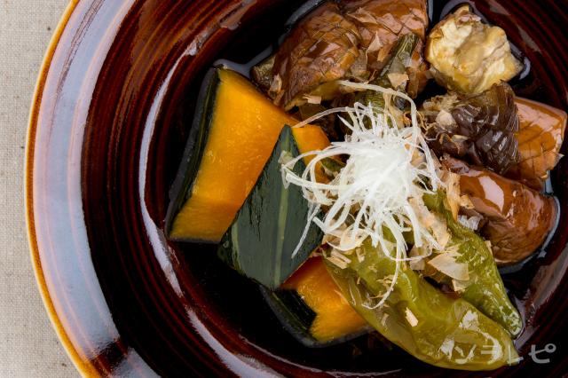 かぼちゃとエリンギの焼き浸し
