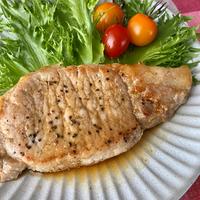 ポン酢で簡単豚ロース薄切り肉の生姜焼き