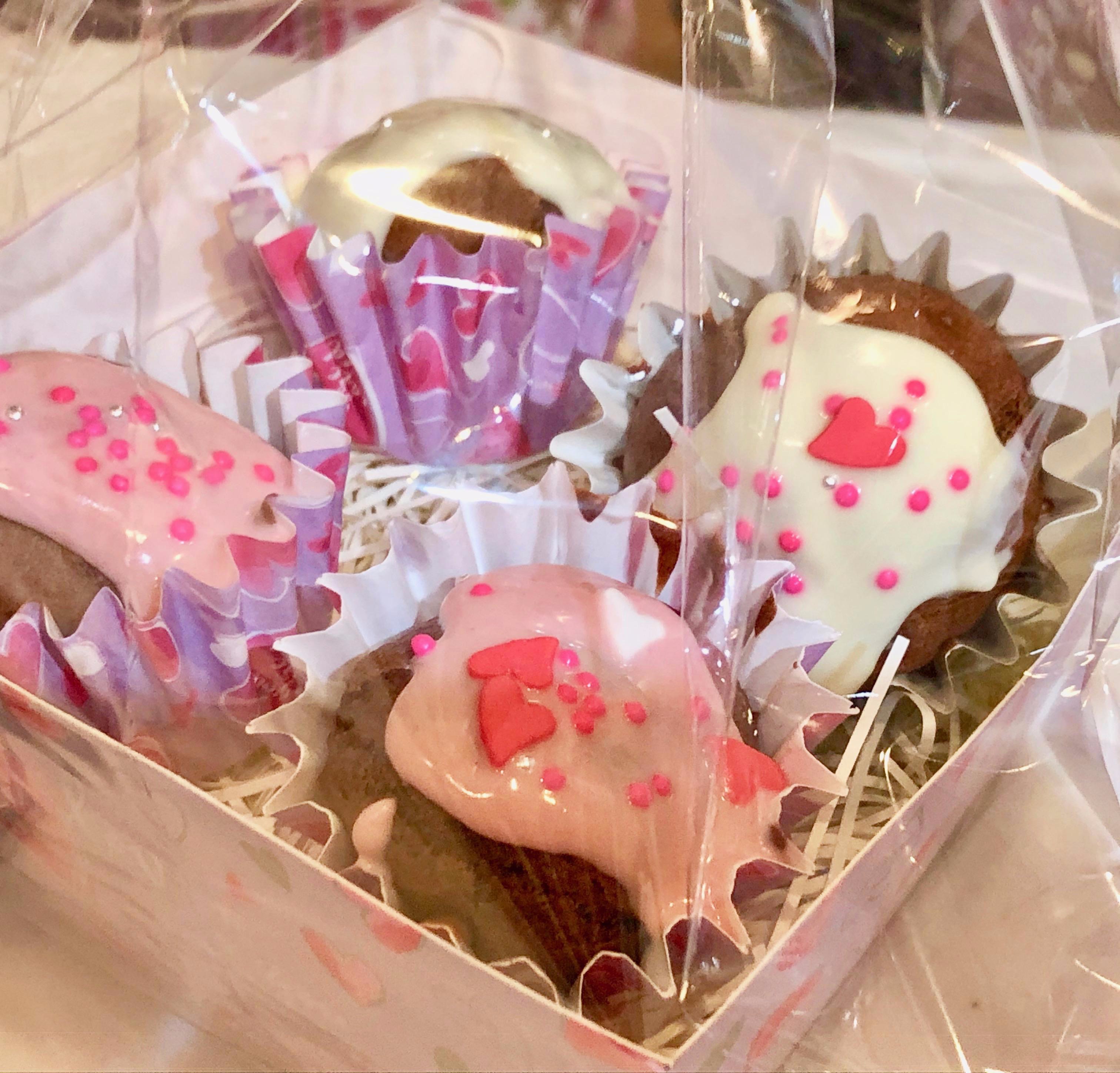 * バレンタイン ♡ モカショコラのカップケーキ♪