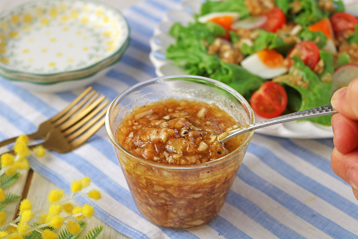 玉ねぎみじん切りドレッシング レシピ 人気 一位TikTok