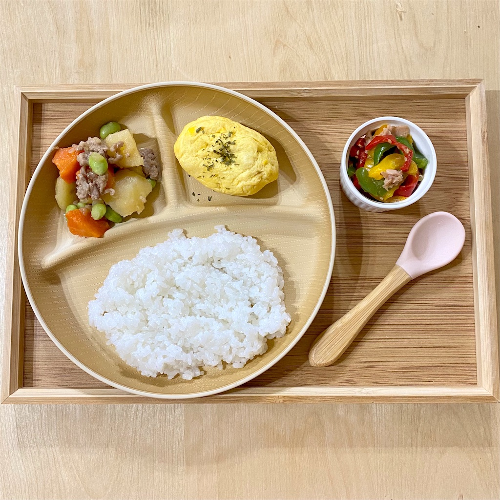 肉じゃが おあげごはんのおにぎり - 社会福祉法人 わらしこの会 わらしこ保育園＆わらしこ第２保育園