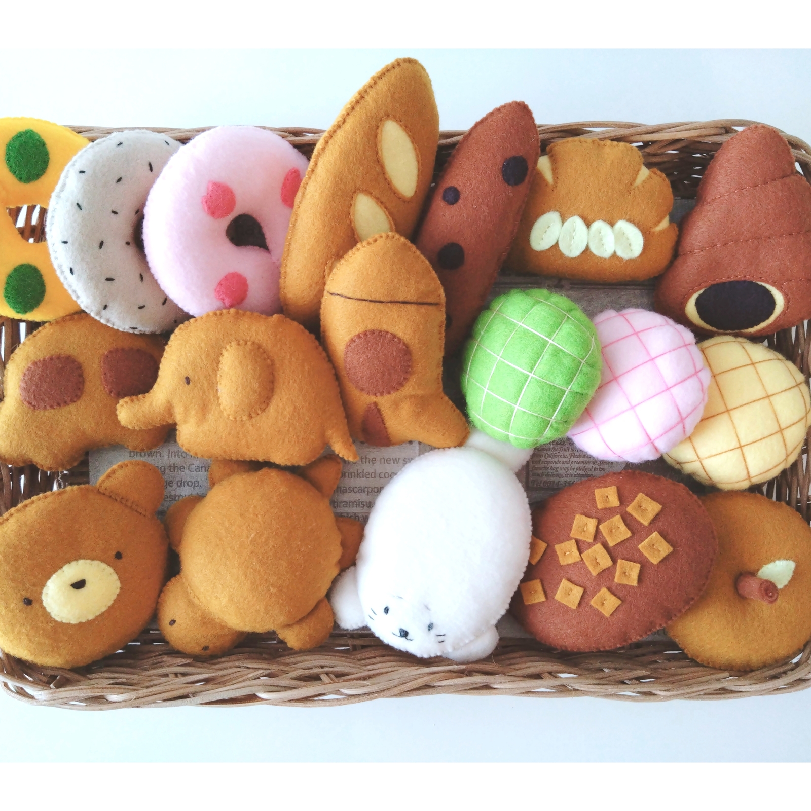 羊毛フェルトのパン屋さん*＊CottonCandy＊ 羊毛フェルト＆布小物