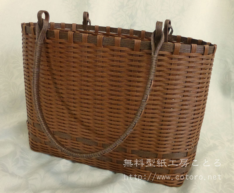 クラフトバンド カゴバッグ クラフトバンドで手作りするかごバッグの作り方 夏にぴったり