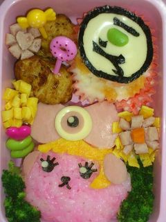 ちいかわとハチワレの簡単キャラ弁レシピTikTok