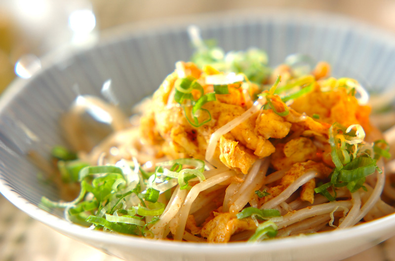 もやしの卵とじ