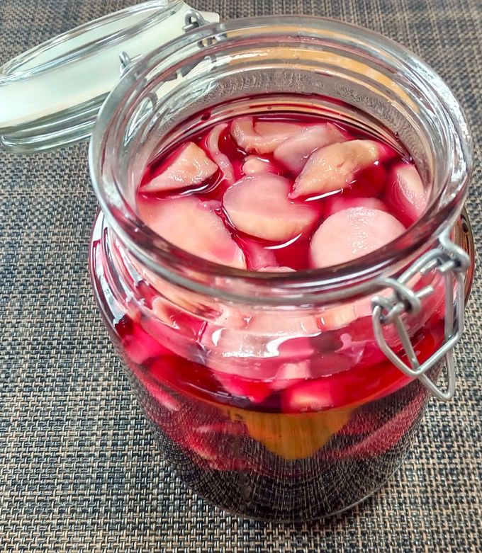 紅生姜の作り方～梅干しの赤梅酢で: 家庭料理の簡単レシピ♪佐藤家の食卓