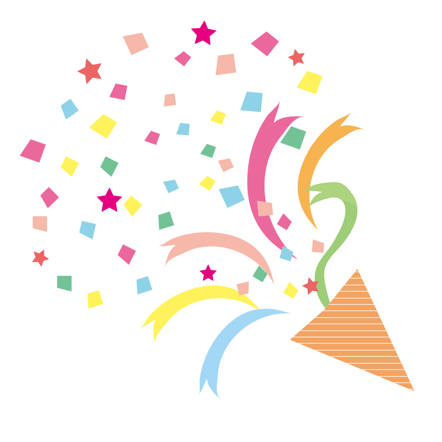 クラッカー 動画 素材 フリー408 無料画像