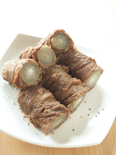 市松ゴボウの牛肉巻きササッとカンタン♪ていねいレシピ公式 すっぽん小町と高麗美人のていねい通販