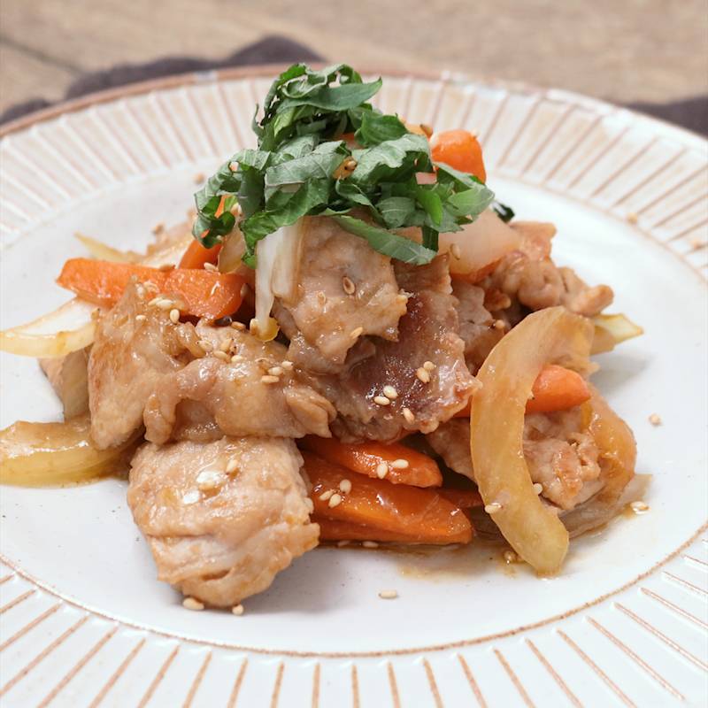 豚ロースでさっぱりおろしポン酢のみぞれ煮