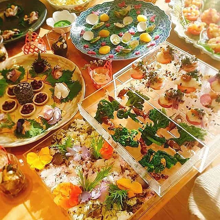 クリスマスサラダの盛り付け方!おしゃれかわいく盛るテクニック