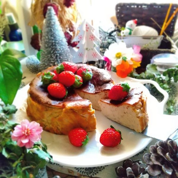 とろける真っ黒チーズケーキ バスク風チーズケーキ