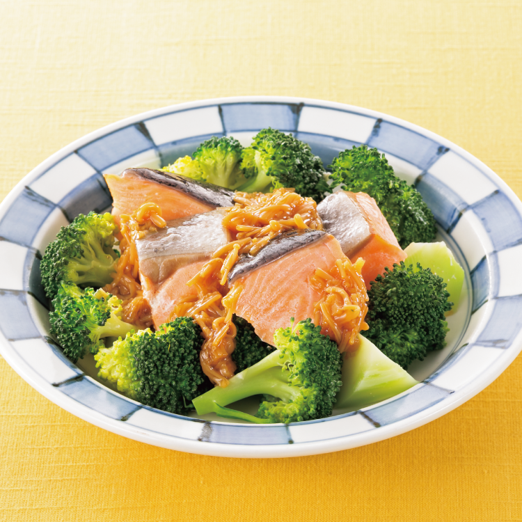 鮭と野菜のBBQチーズ焼き レンジ＆トースターで絶品