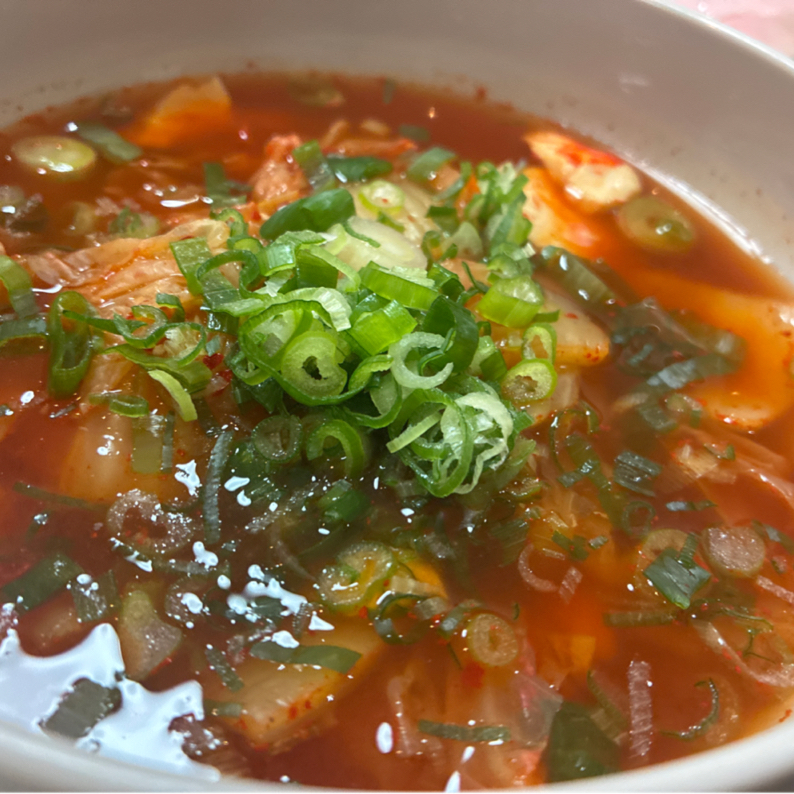 豆腐と水菜のキムチ胡麻スープ♡ レシピ・作り方 by rara_september - 楽天レシピ