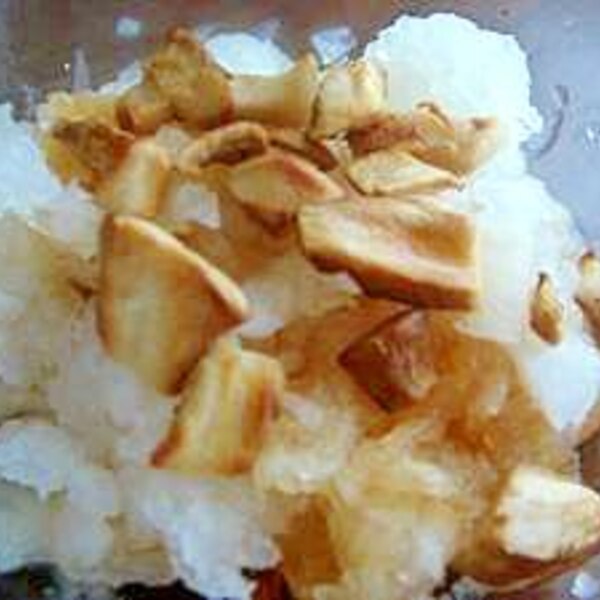 しいたけの軸のマヨ醤油佃煮