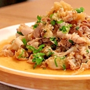 ﾁｰｽﾞとじゃがいもの豚こま巻