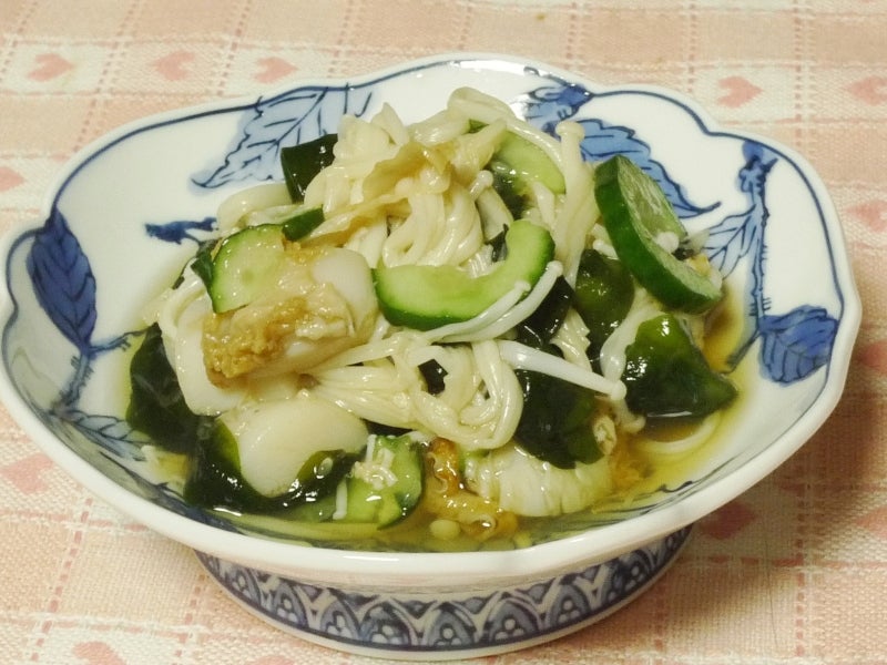 ♡酢の物♡長芋＆帆立