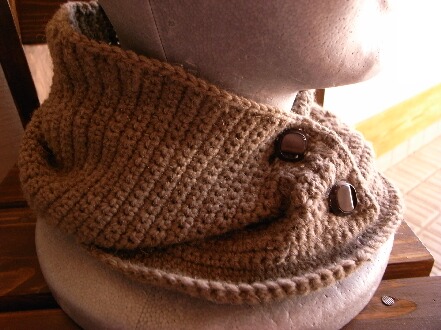 手編みマフラー 手作りネックウォーマーの通販 by スマイル's shopラクマ