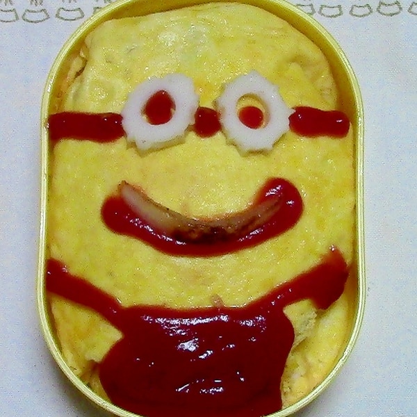 可愛いミニオンのオムライス弁当の作り方