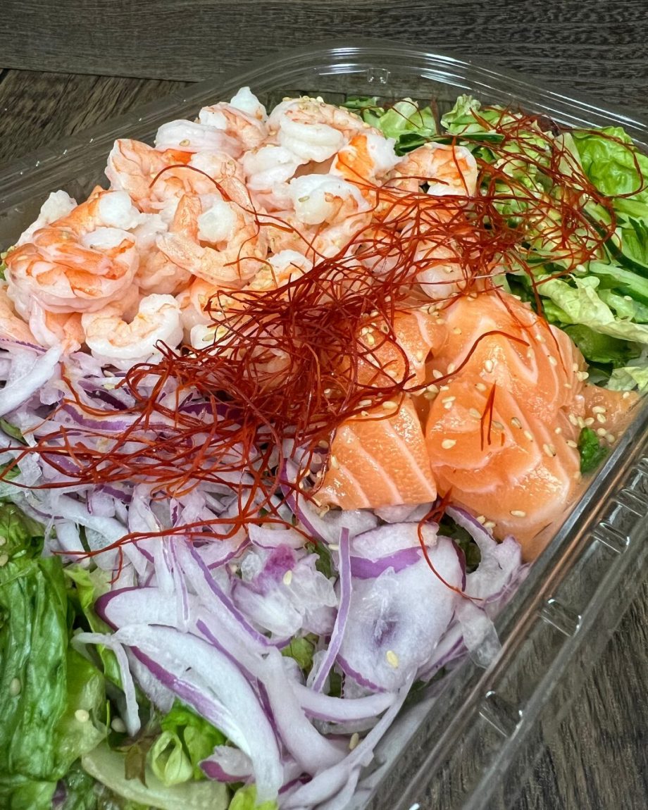 今日のコストコ：たっぷりのシュリンプとサーモンのチョレギサラダ - 未分類