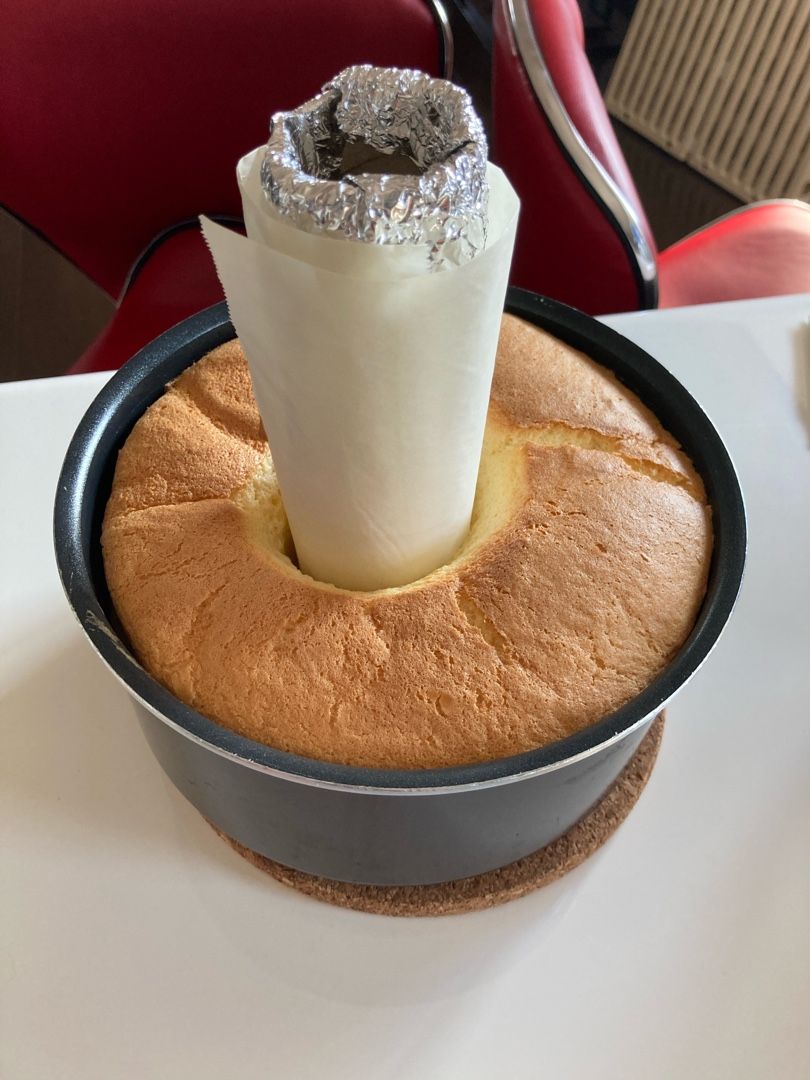 パウンド型で☆生シフォンケーキ