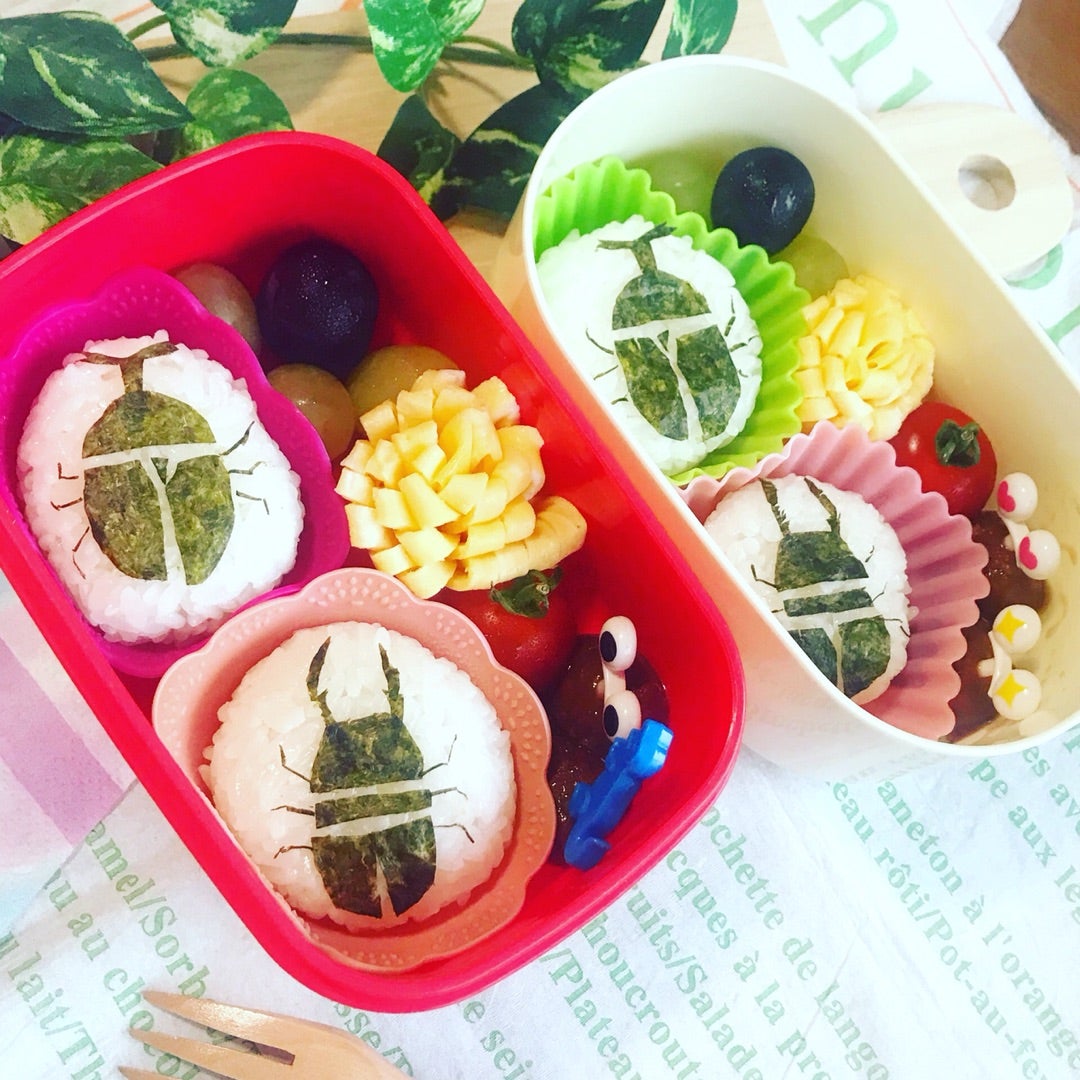 キャラ弁*カブトムシ*クワガタ by △saa△クックパッド簡単おいしいみんなのレシピが392万品
