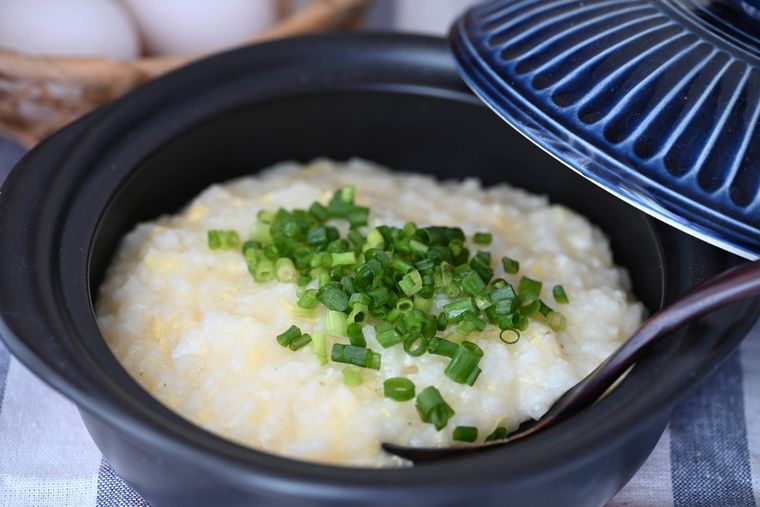 レンジで簡単たまご粥