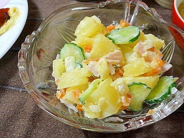 冷凍保存向け ポテトサラダの作り方