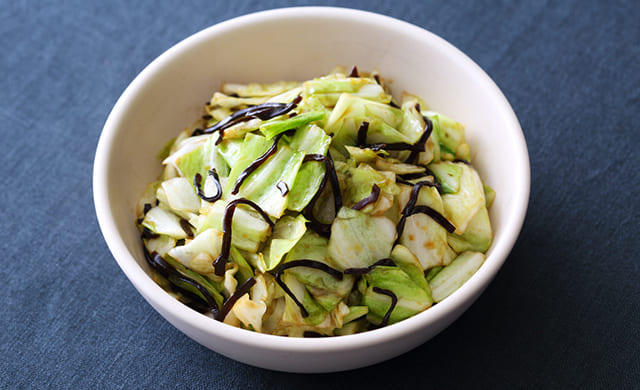 塩豚とキャベツのボイルサラダ しょうがだれ