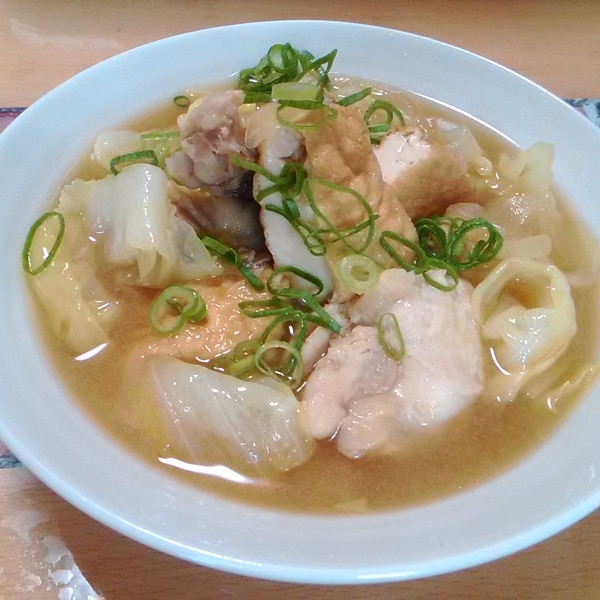 鶏手羽元・大根・厚揚げの煮物