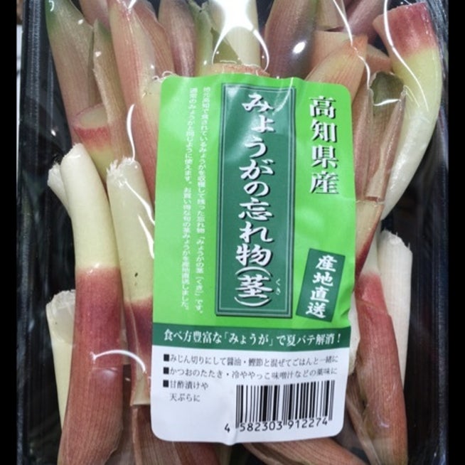 ハピオ -みょうがの忘れ物 とはみょうがを収穫した後選果されて残った茎です!食べ方色々ですがピクルスや細かく刻んで鰹節と和えて冷奴の薬味にも!ハピオFacebook