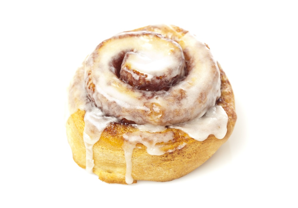 フリー写真アイシングがかかったシナモンロールパブリックドメインQ:著作権フリー画像素材集