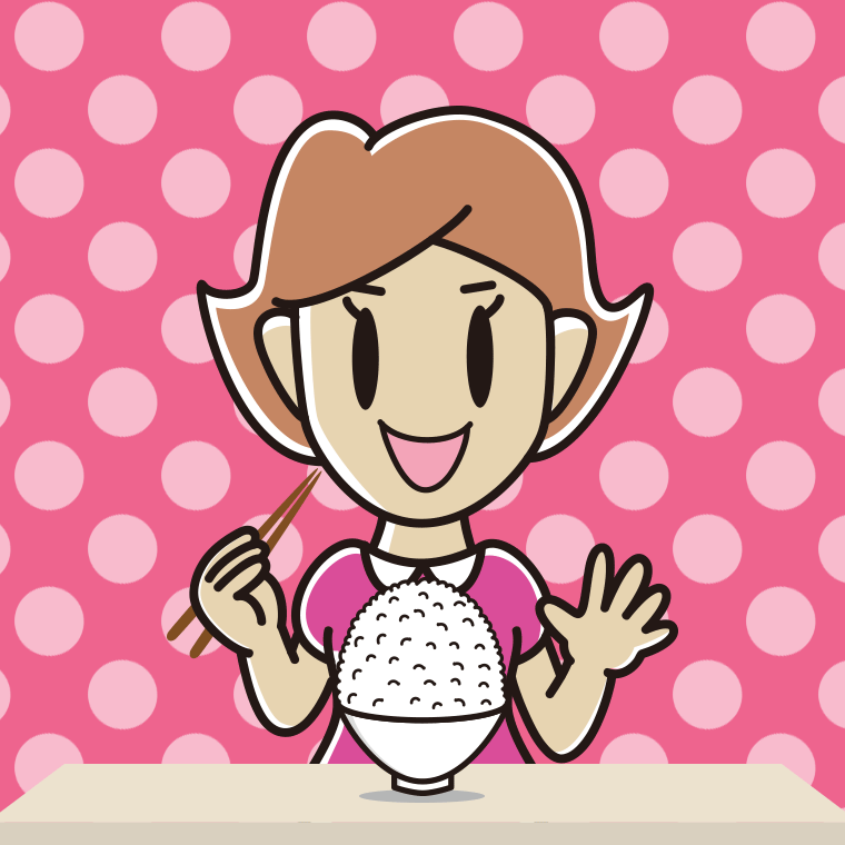 朝ごはんを食べる男の子のイラスト カラー