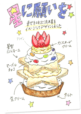 ウェディングケーキのラフ画作成致します 世界でただ一つのオリジナルケーキを！ココナラ