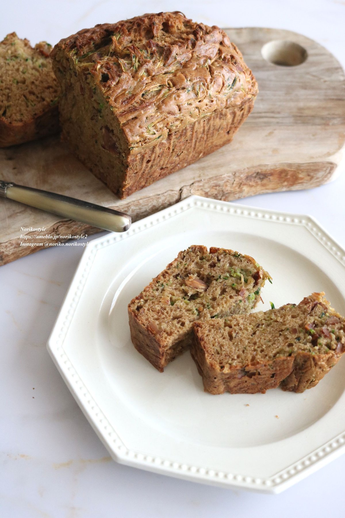 レモンとズッキーニのケーキ
