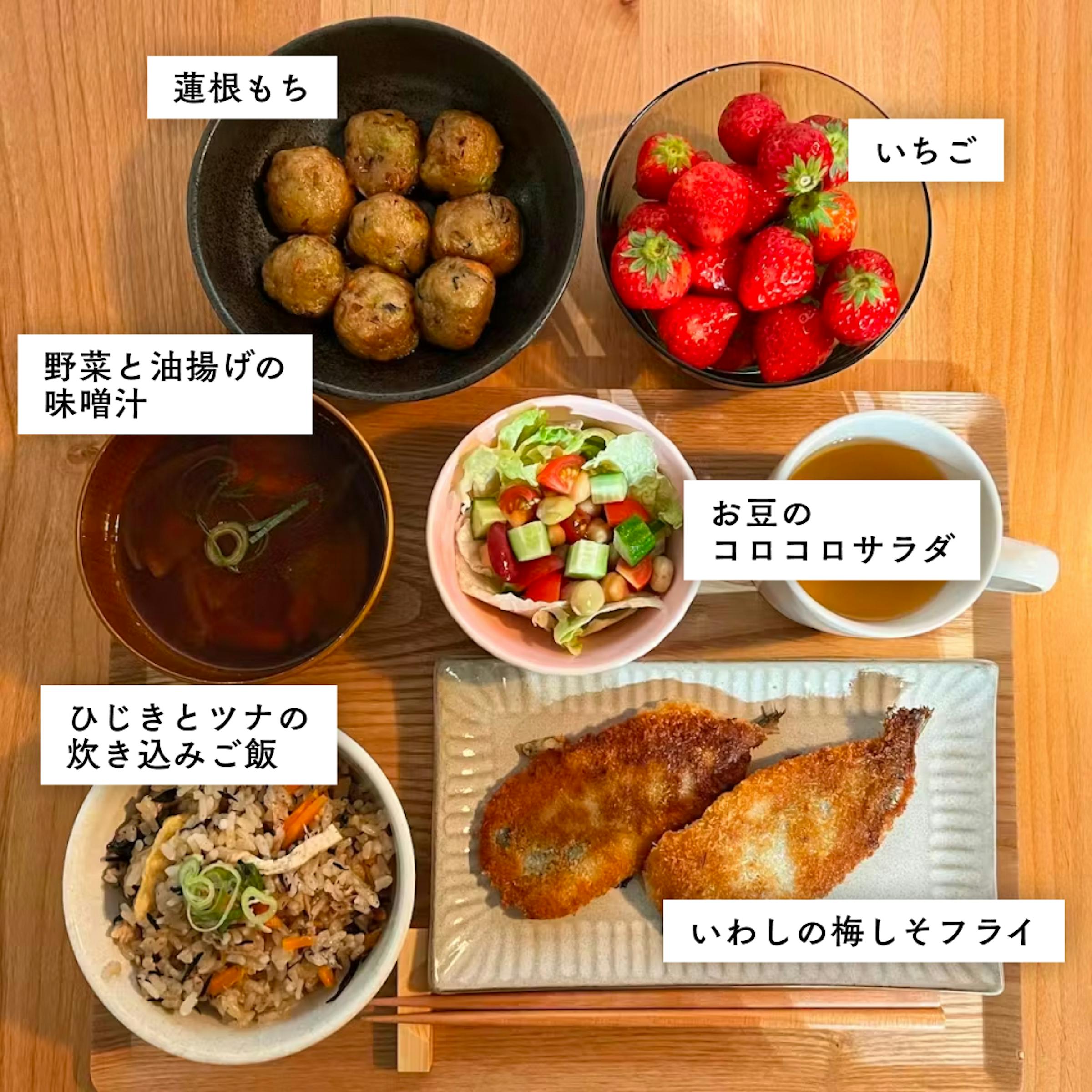炊き込みご飯に合うおかず＆副菜の献立9選。menubleユーザーさんの投稿を紹介♪menuble 献立アプリ