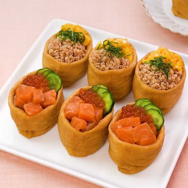 海鮮オープンいなり寿司