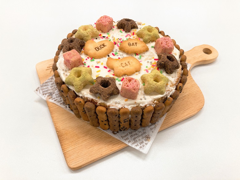 材料4つ、焼かない 市販のスポンジで作る！ドームケーキ作り方！syun cooking