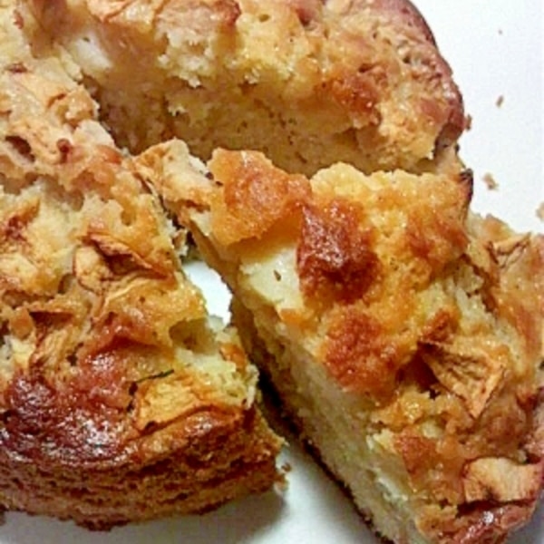 3合炊き炊飯器で簡単!りんごケーキ