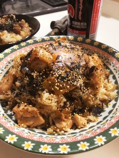 ガーリックライスチキンのっけ レシピ・作り方 by vivaheart - 楽天レシピ