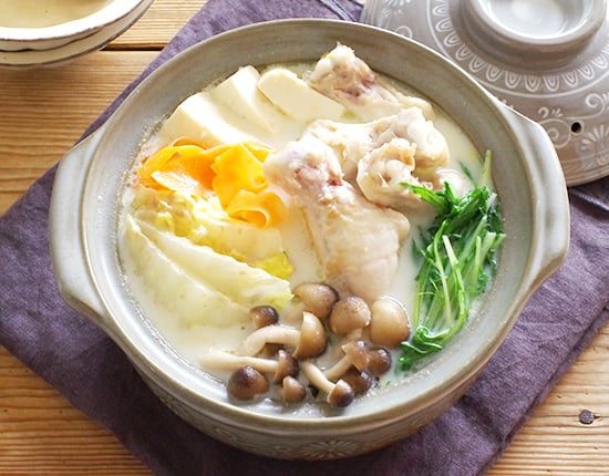 3種のごま豆乳鍋