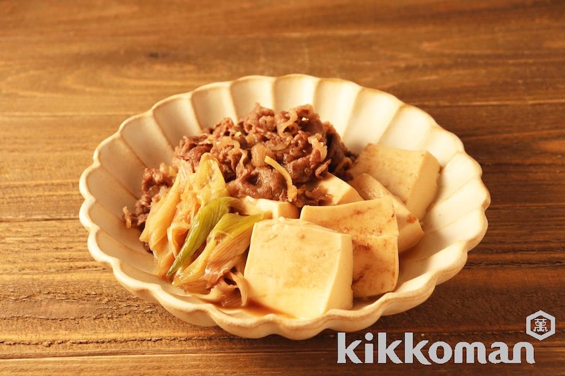 めんつゆで簡単！味染み肉豆腐