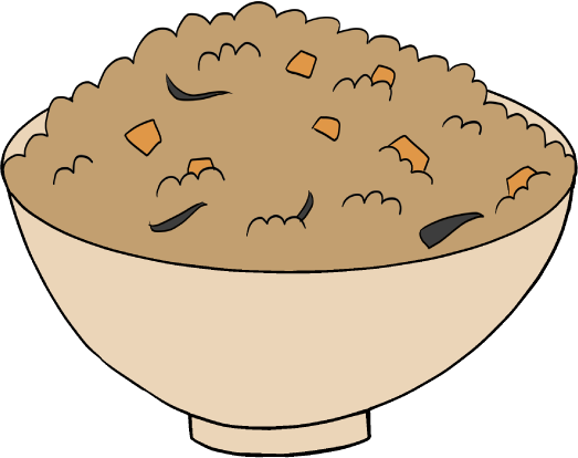 おはようございます☀ 土日も仕事です☺️💧 同じ方も、お休みの方も 朝はしっかり食べて下さいね😋 炊き立てご飯をどーぞ🍚かわいい動物イラストほっこりイラストお米大好きホカホカごはん白米おいしいillustration