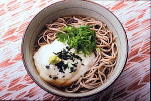 山かけそばレシピはくばく