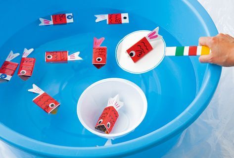 夏祭り 金魚すくい水に浮かべて楽しめる作り方-工作 ASOPPA！レシピ - あそっぱ
