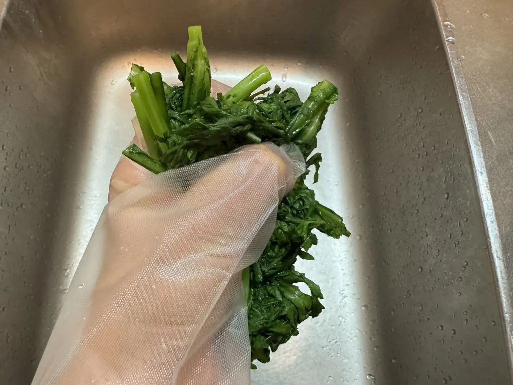 野菜ひとつ 春菊のおひたし