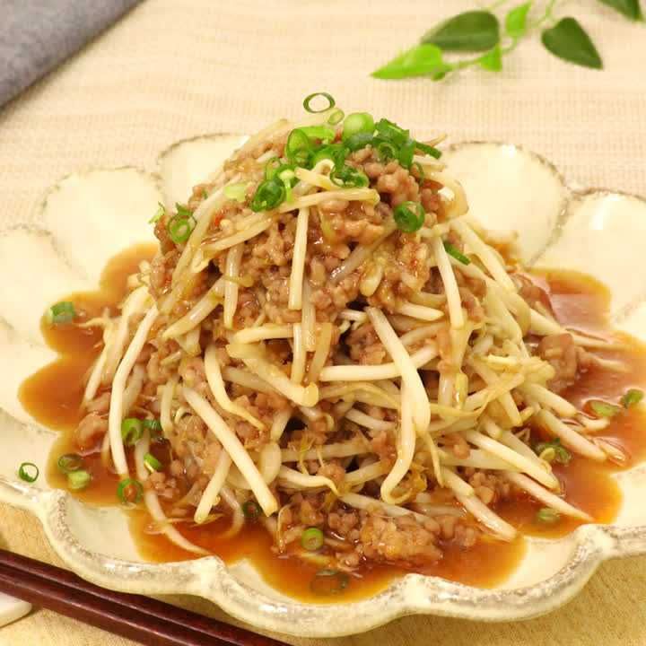 簡単‼電子レンジでもやしナムル♡